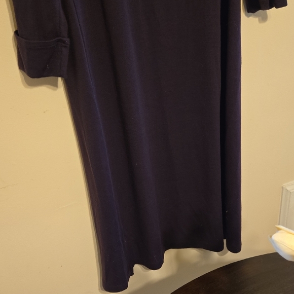 Vintage Kasper Purple/Brown Cardigan Sweater P2P 21 LG 54 - Picture 4 of 7